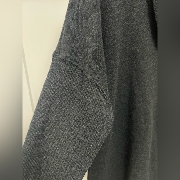 Marc New York Andrew Marc Performance Heather Dark Gray Cowl Neck Sweater sz XL - Picture 5 of 7